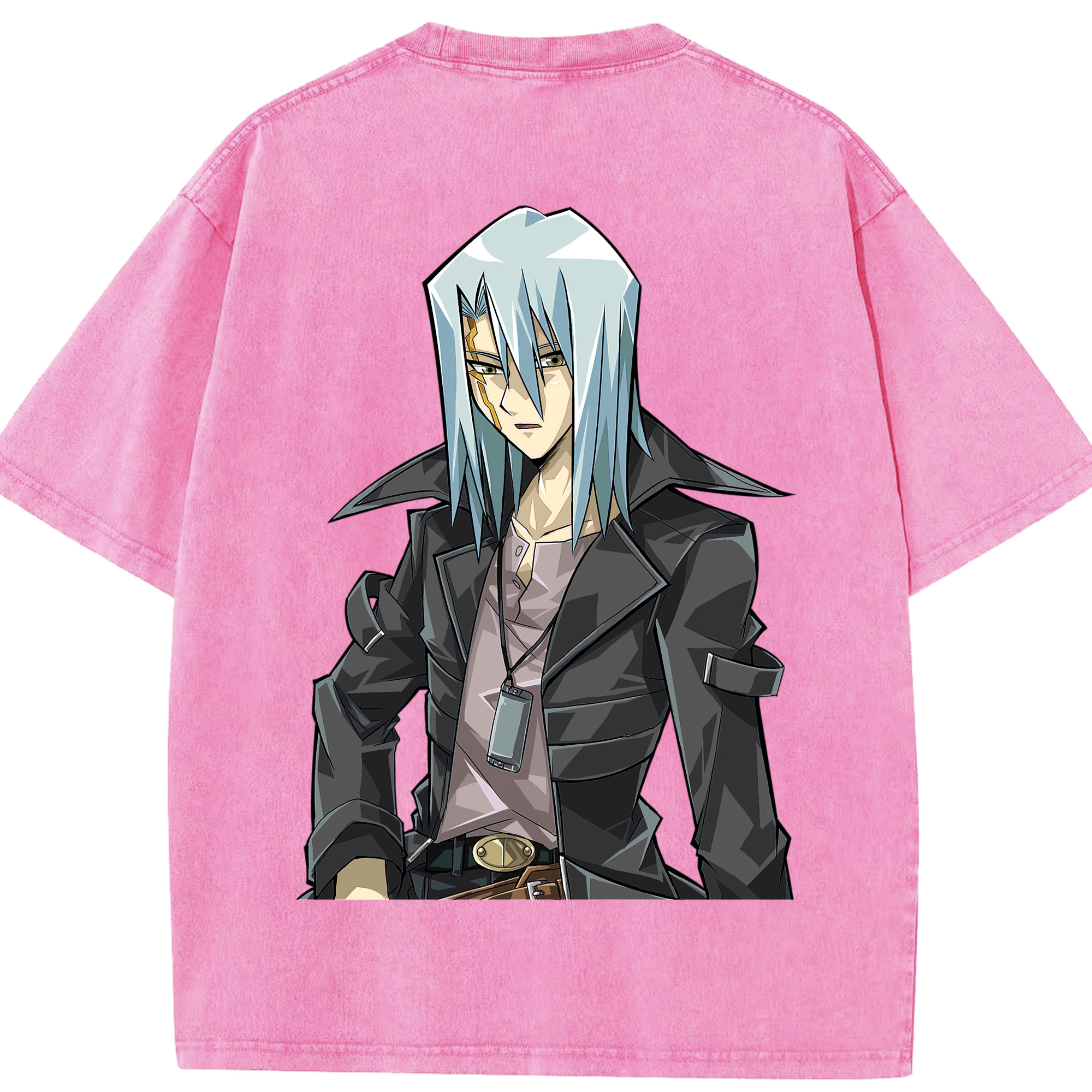 （画像用） 遊☆戯☆王 Yu-Gi-Oh! 綿100% ヴィンテージ風 半袖Tシャツ（背面プリント）